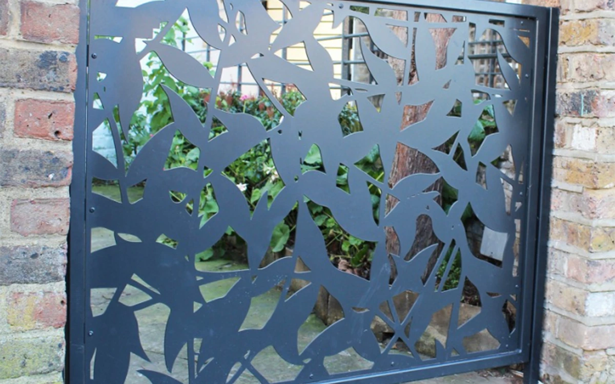 Metal Privacy Screen, Laser Cut Panels - FENCE DEPOT