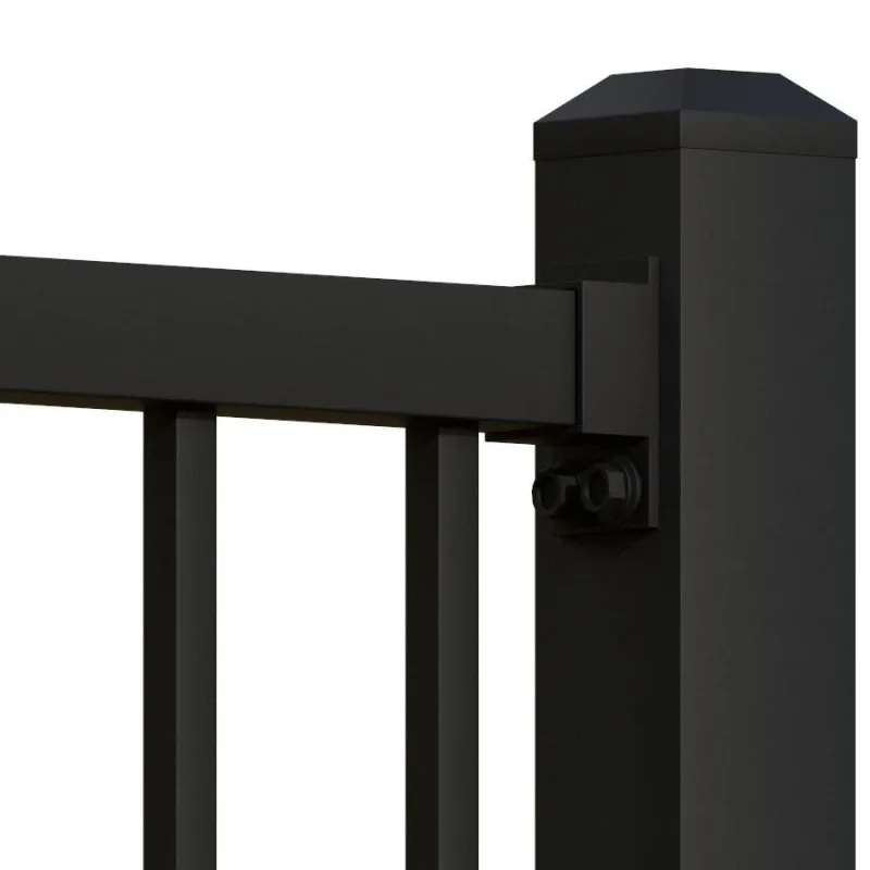 STEEL FLAT TOP FENCE DETAIL