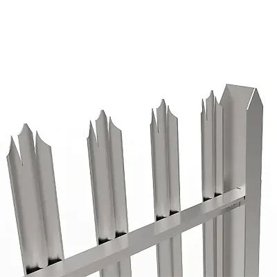 Security Steel Palisade Fence Panel Detail