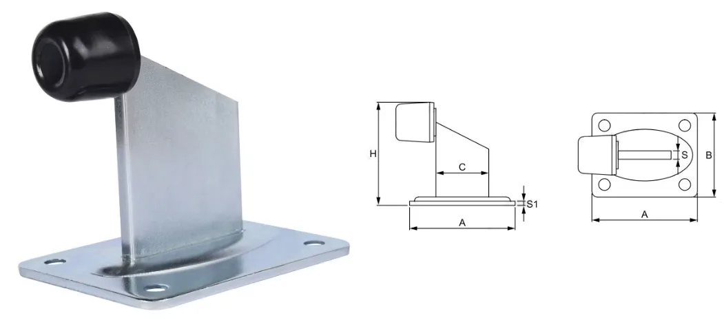 Sliding Gate Stopper Size