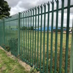 Green Steel Palisade Fence