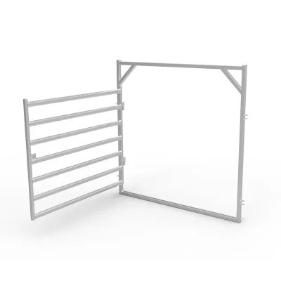 Steel Rail Cattle Fence Gate