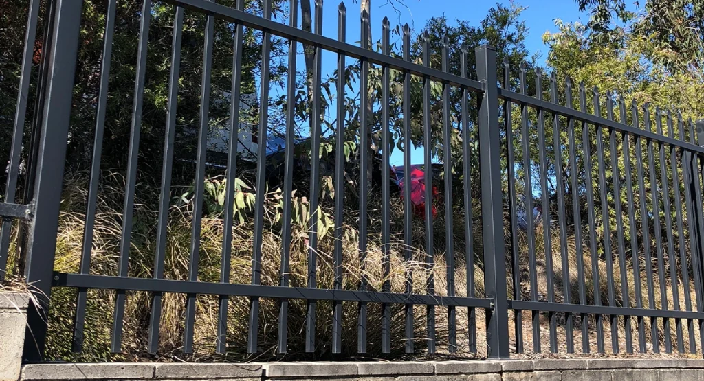 Steel Spear Top Fence Application