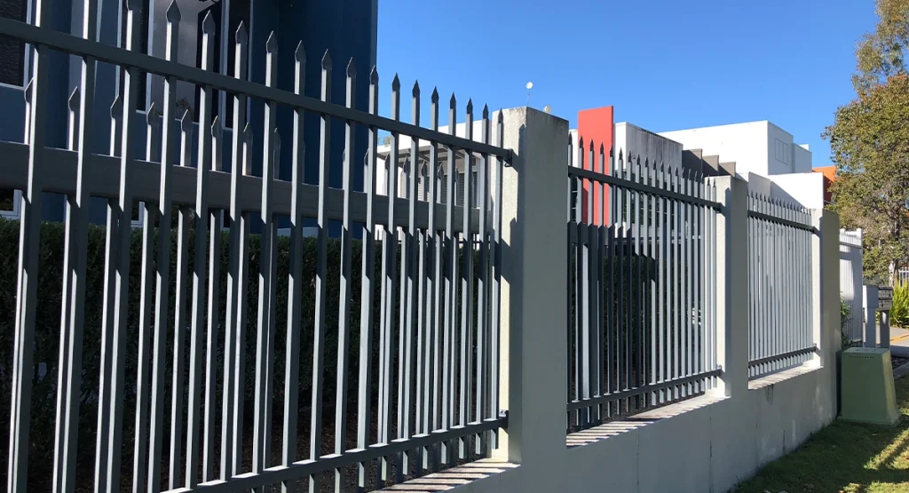 Steel Spear Top Fencing Application