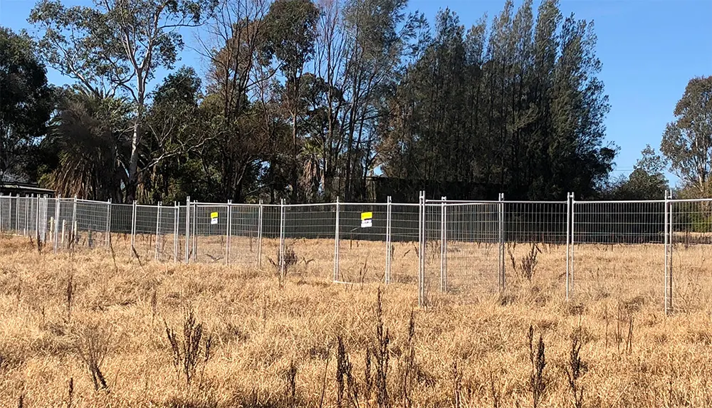 Welded Mesh Temporary Fencing Application