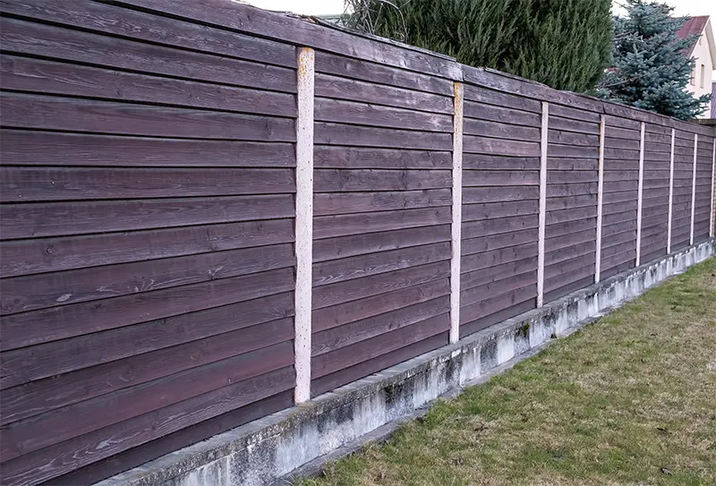 wooden fence Application