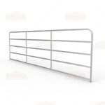 5-Bar Metal Galvanised Farm Gates 4170mm(14ft)x1170mm(4ft)