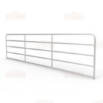 5-Bar Metal Galvanised Farm Gates 4770mmx1170mm