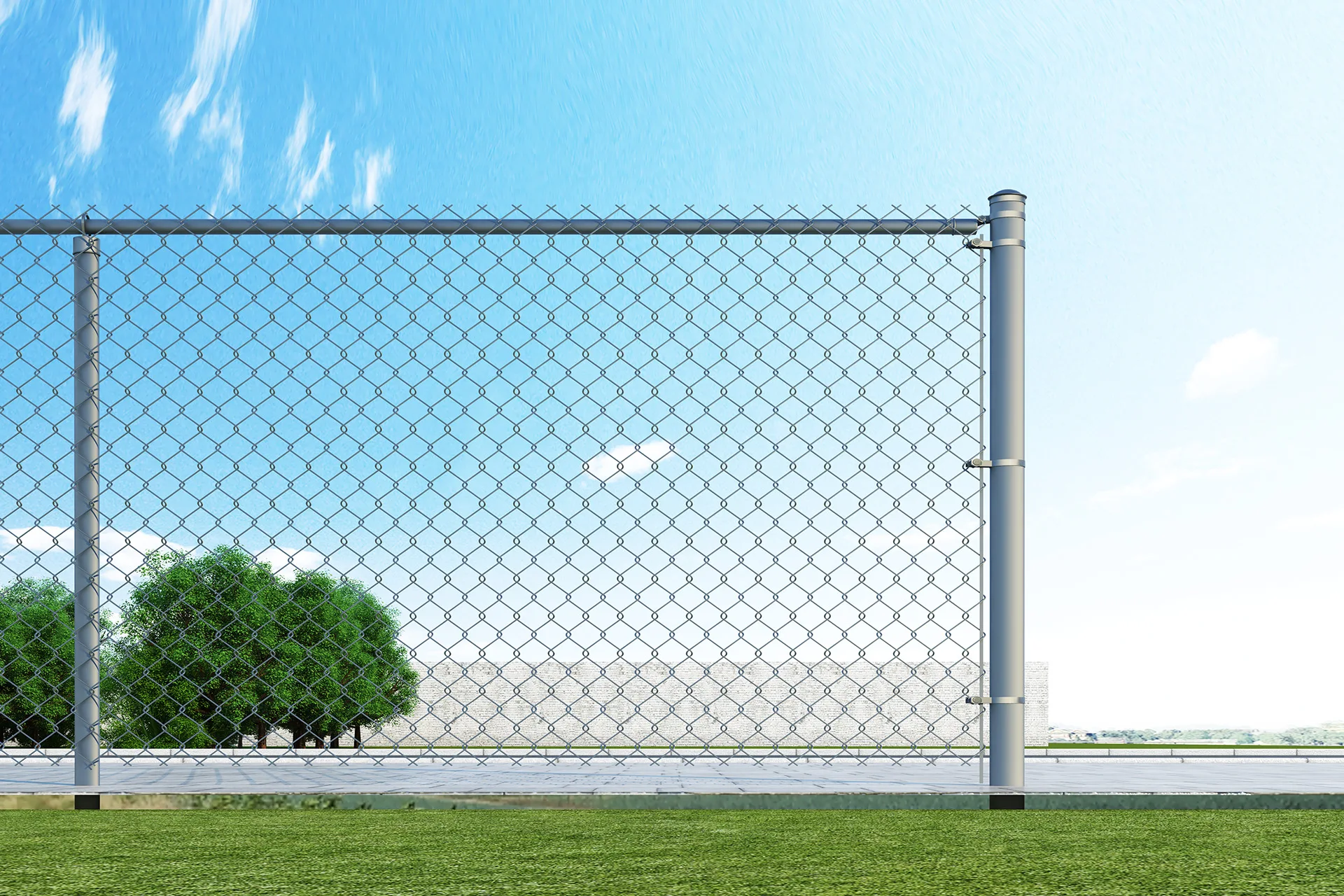 Chain Wire Security Fencing Application