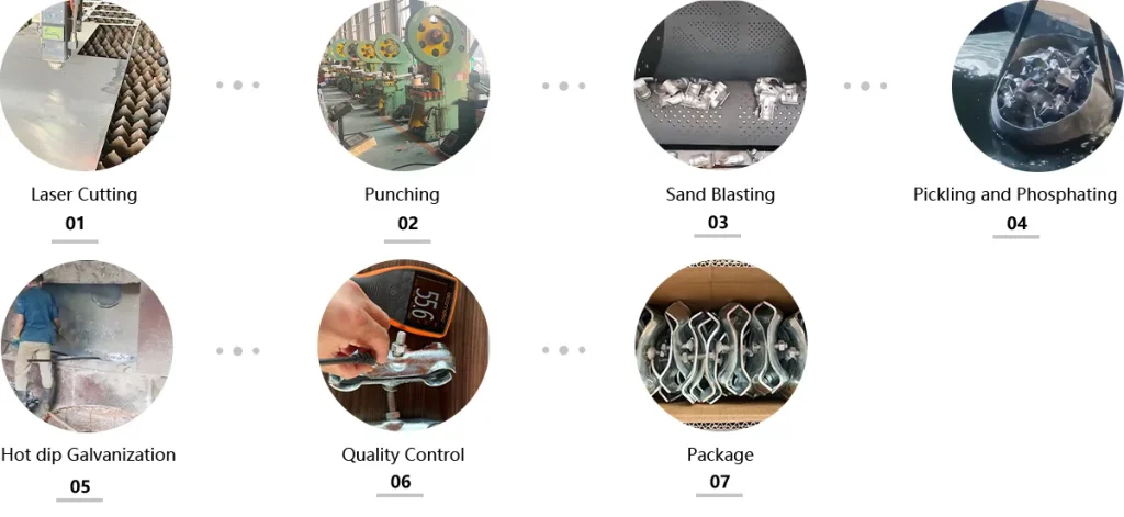 Galvanized Steel Accessories production process