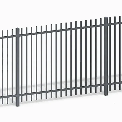 Rod Top Steel Fence