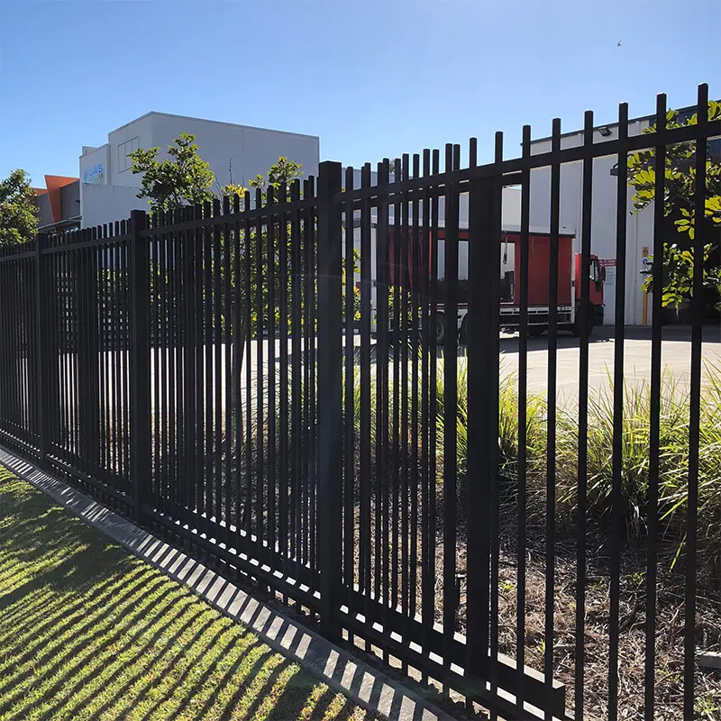 Rod Top Steel Fence Panel