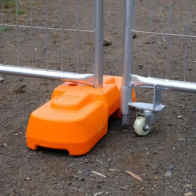Temporary Fence Jockey Wheel Application