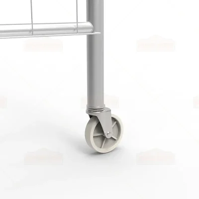 Temporary Fence Jockey Wheel Detail 1