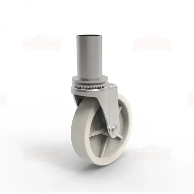 Temporary Fence Jockey Wheel Detail