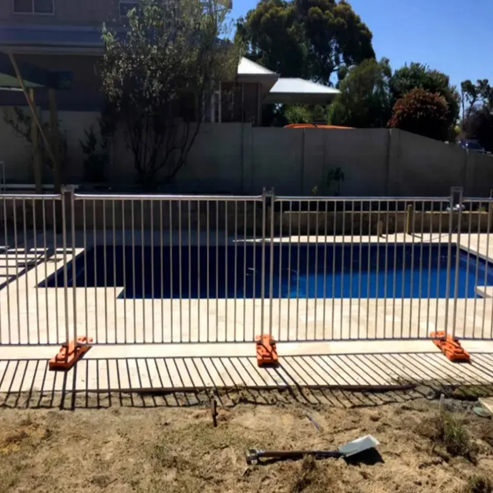 portable swimming pool fencing application 