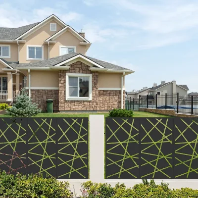 Powder Coated Laser Cut Fence Panels 