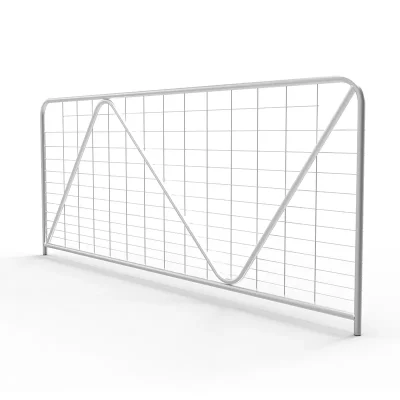 10ft N-Stay Metal Gradient Mesh Infill Farm Gate 