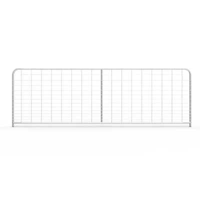 12ft I-Stay Metal Gradient Mesh Infill Farm Gate 3580mm x1170mm