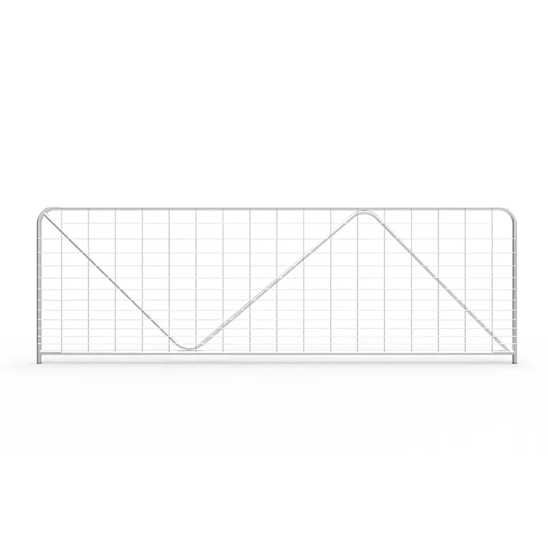 12ft N-Stay Metal Gradient Mesh Infill Farm Gate 