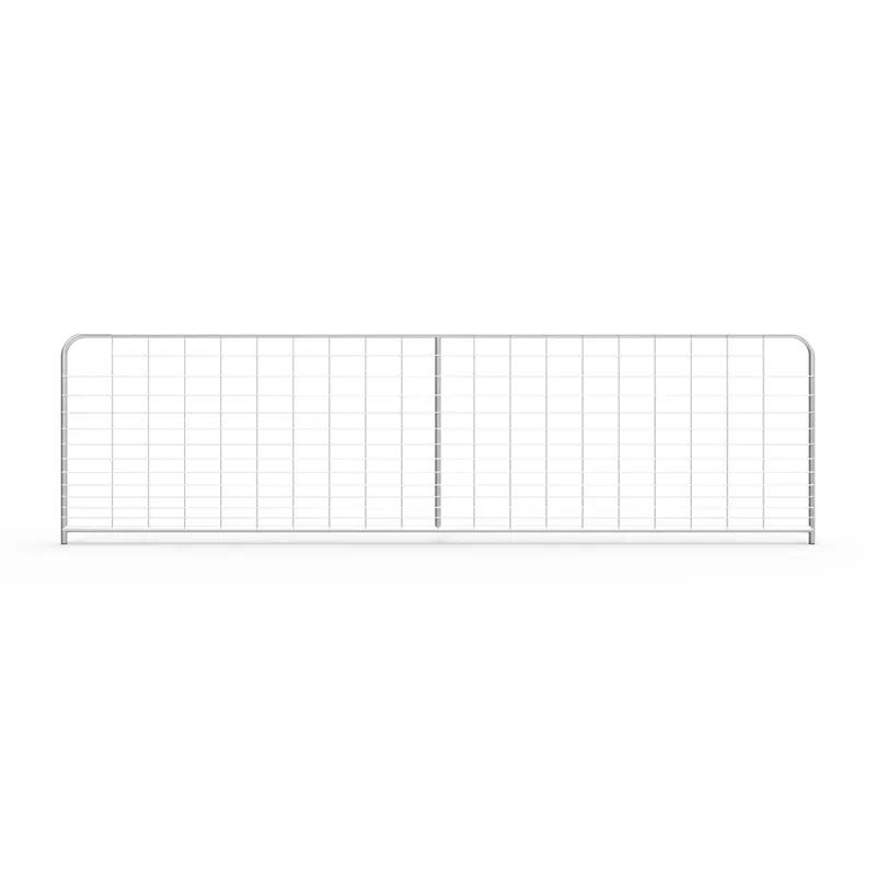 14ft I-Stay Metal Gradient Mesh Infill Farm Gate