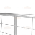 I-Stay Metal Galvanized Graduated Mesh Farm Gate 1780mmx1170mm