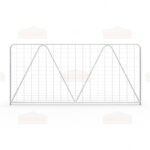 12ft M-Stay Metal Gradient Mesh Infill Farm Gate