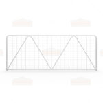 14ft M-Stay Metal Gradient Mesh Infill Farm Gate