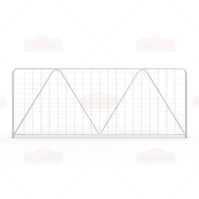 14ft M-Stay Metal Gradient Mesh Infill Farm Gate