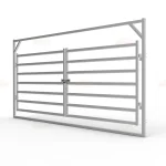 Cattle Rail Double Gates In Frame 4450mm（17.5ft）x 2200mm（7.2ft）