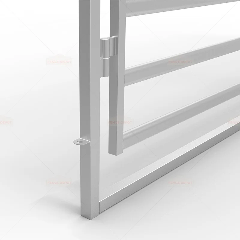 Cattle Rail Double Gates In Frame 4450mm（17.5ft）x 2200mm（7.2ft）