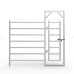 Cattle Rail Manway Fence Panels 2200mm（7.2ft）x 2200mm（7.2ft）