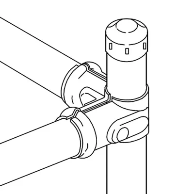 Fence-Corner-Butt-Fitting detail