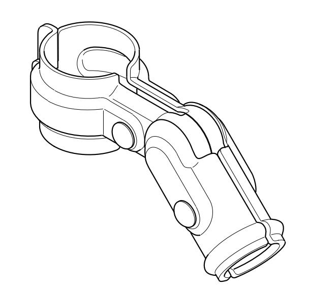 Pipe Adjustable Angle Hinge Connector Fittings Drawings
