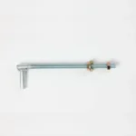 Adjustable Through Post Gudgeon Galvanized
