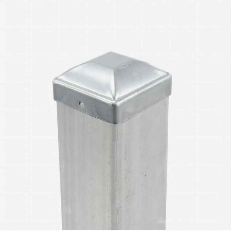 fence pipe square metal post caps