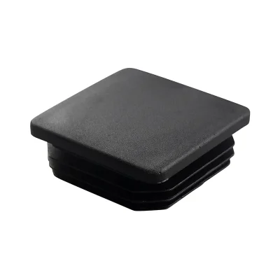 Plastic Flat Square Caps Polypropylene Detail