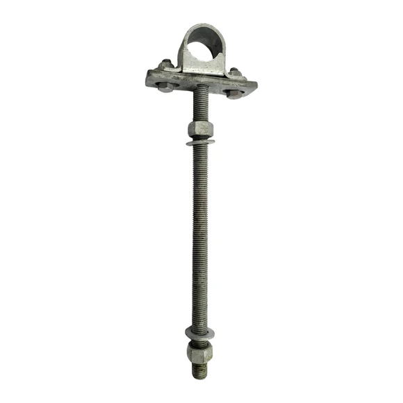 Bolt-Thru Post Hinge Strap Detail