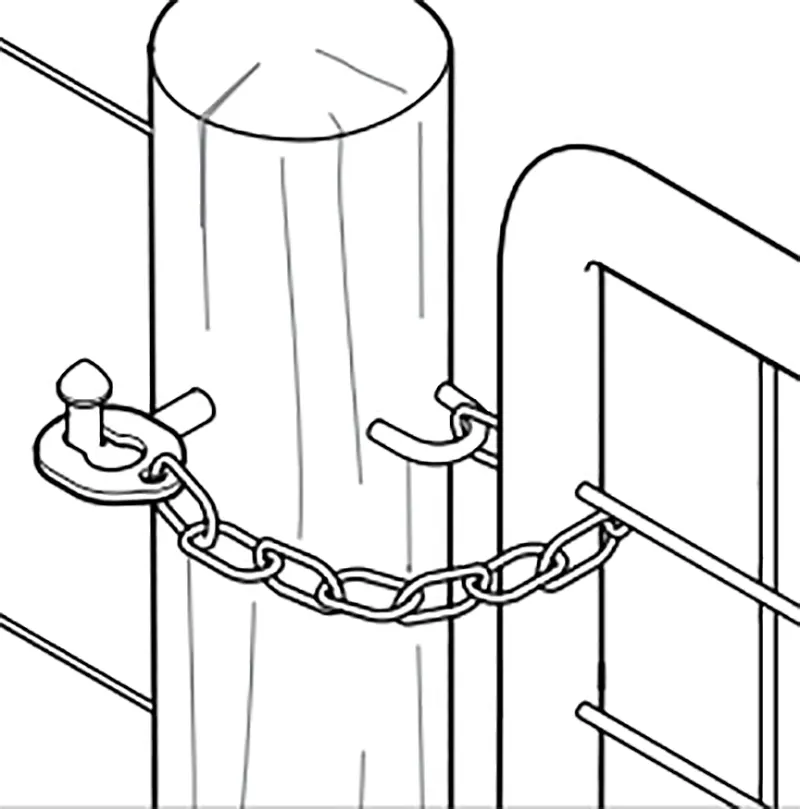 Farm-Gate-Screw-In-Ring-Chain-Latch-Usage-Scenario