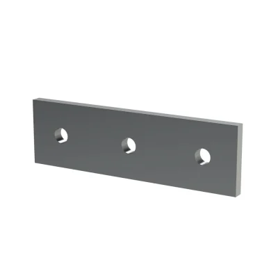 Fence Post 3-Hole Splice Plate Detail