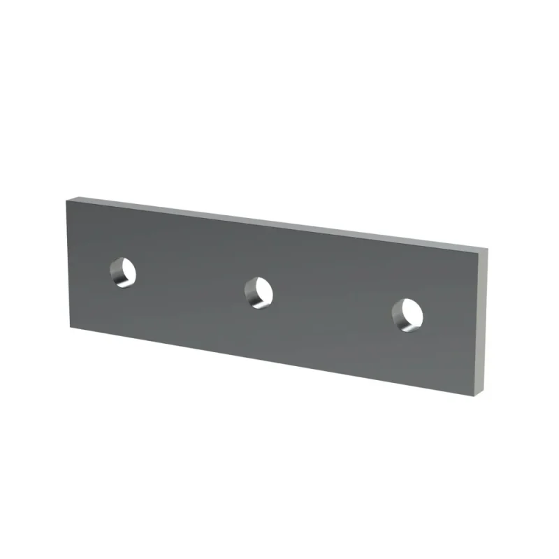 Fence Post 3-Hole Splice Plate Detail