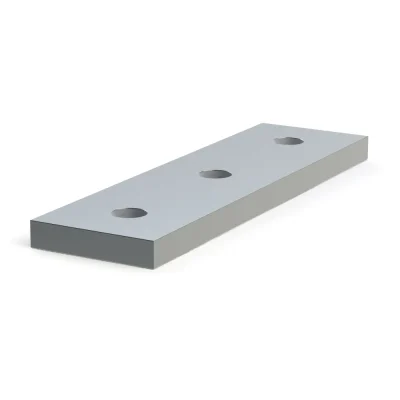 Fence Post 3-Hole Splice Plate Detail