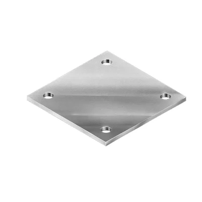 Galvanized Square Weldable Floor Flange Base Plate