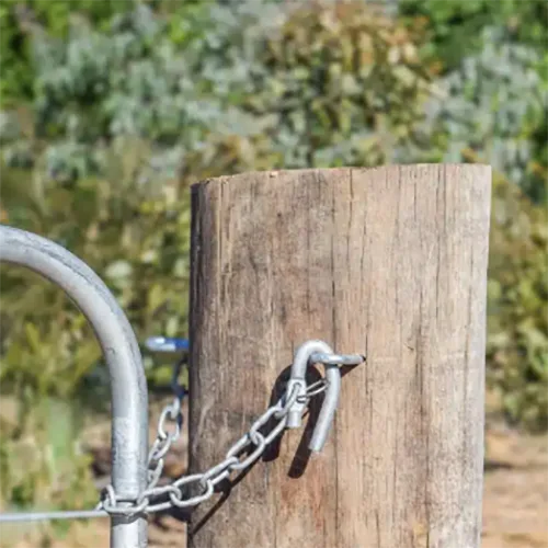 Farm Gate Staple And Latch Fastener Application