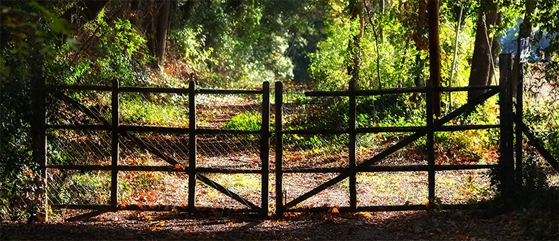 wire mesh farm gate