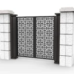 Laser Cut Metal Gate Panels