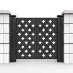 Laser Cut Metal Gate Panels