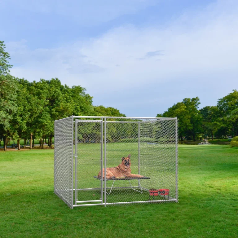 Outdoor Chain Link Dog Kennel Fence Panels