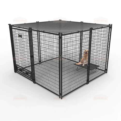 Welded Wire Mesh Dog Kennel Panel FENCE DEPOT