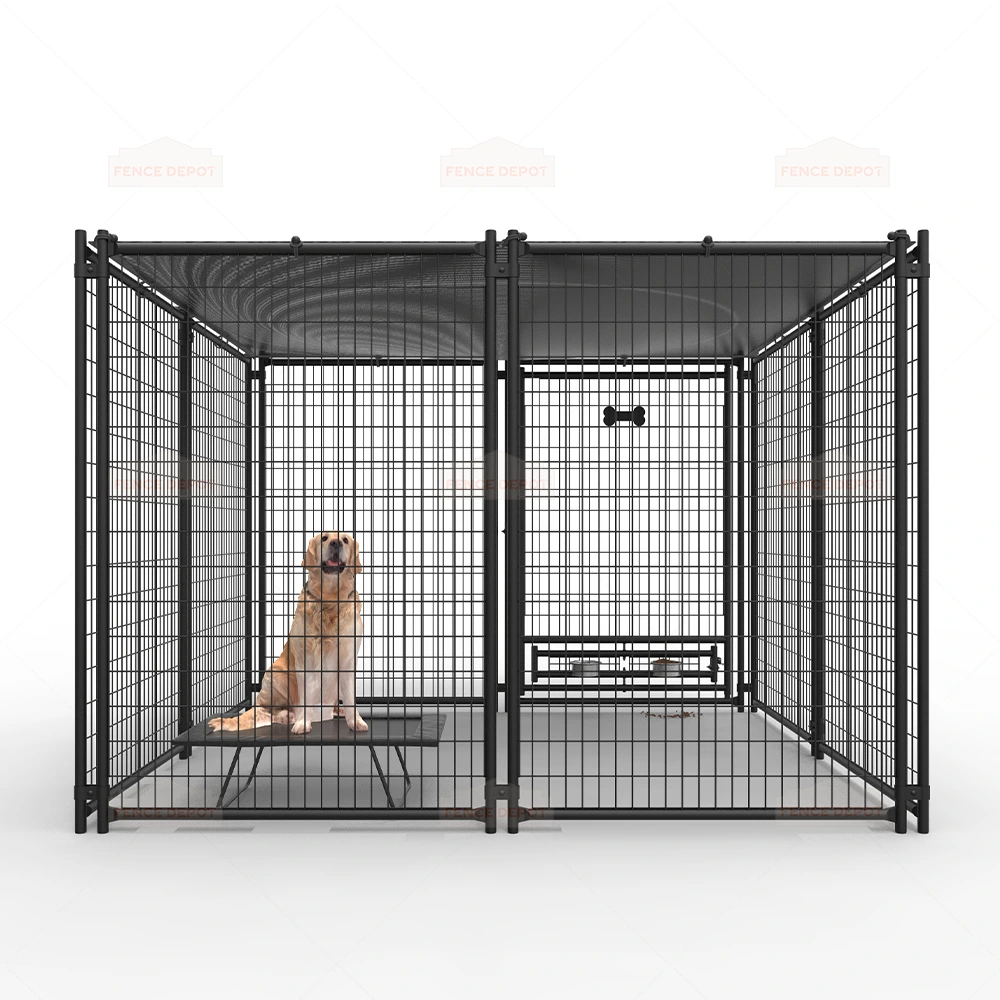 Welded Wire Mesh Dog Kennel Panel FENCE DEPOT
